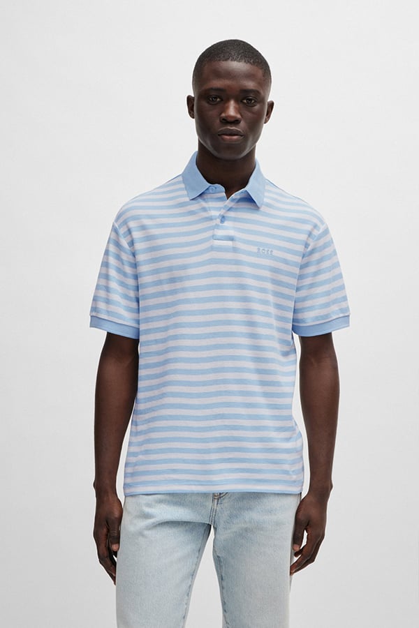 ΜΠΛΟΥΖΑ POLO BOSS - 460 ΜΠΛΕ